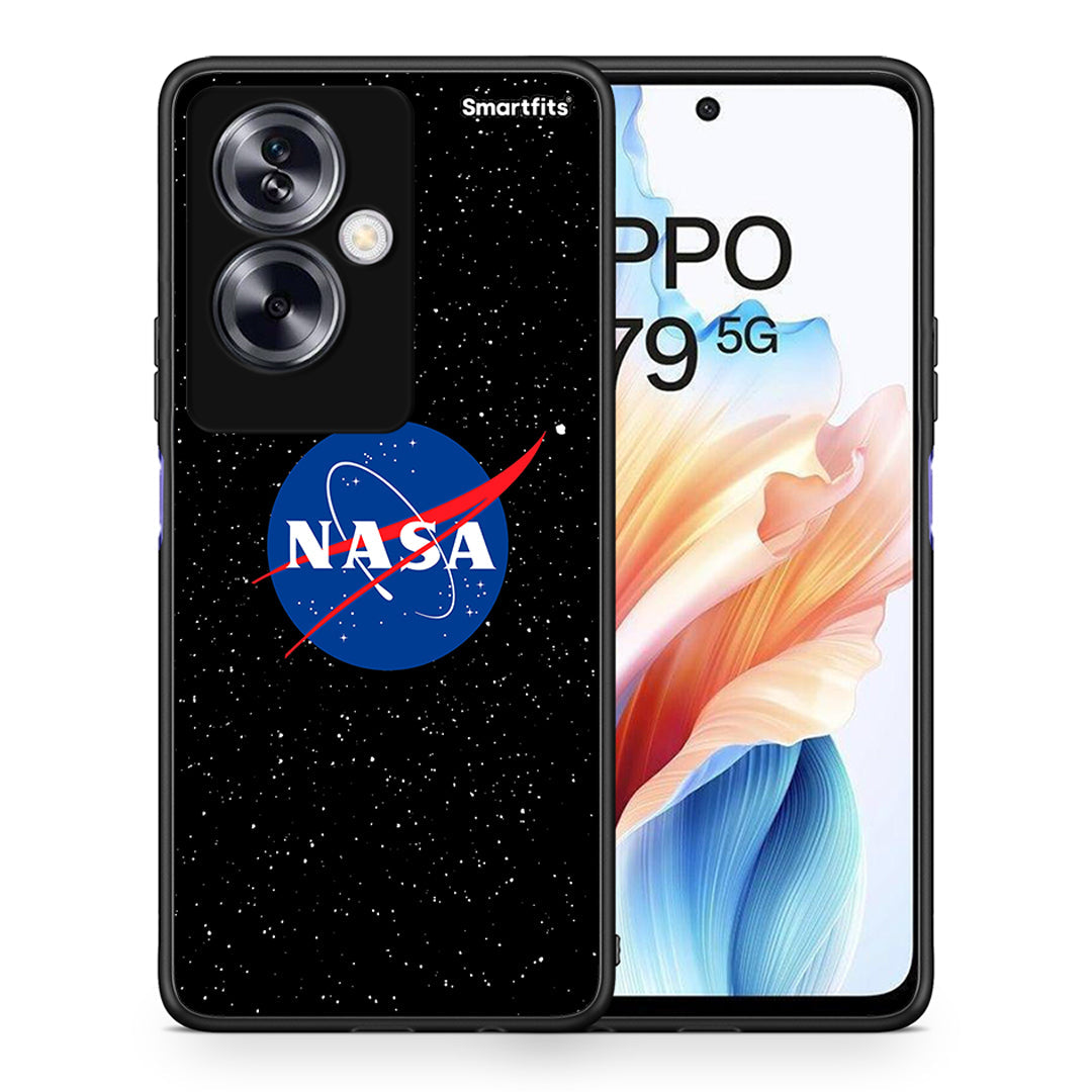 Θήκη Oppo A79 / A2 NASA PopArt από τη Smartfits με σχέδιο στο πίσω μέρος και μαύρο περίβλημα | Oppo A79 / A2 NASA PopArt case with colorful back and black bezels