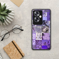 Thumbnail for Purple Aesthetic Collage - Oppo A79 / A2 θήκη