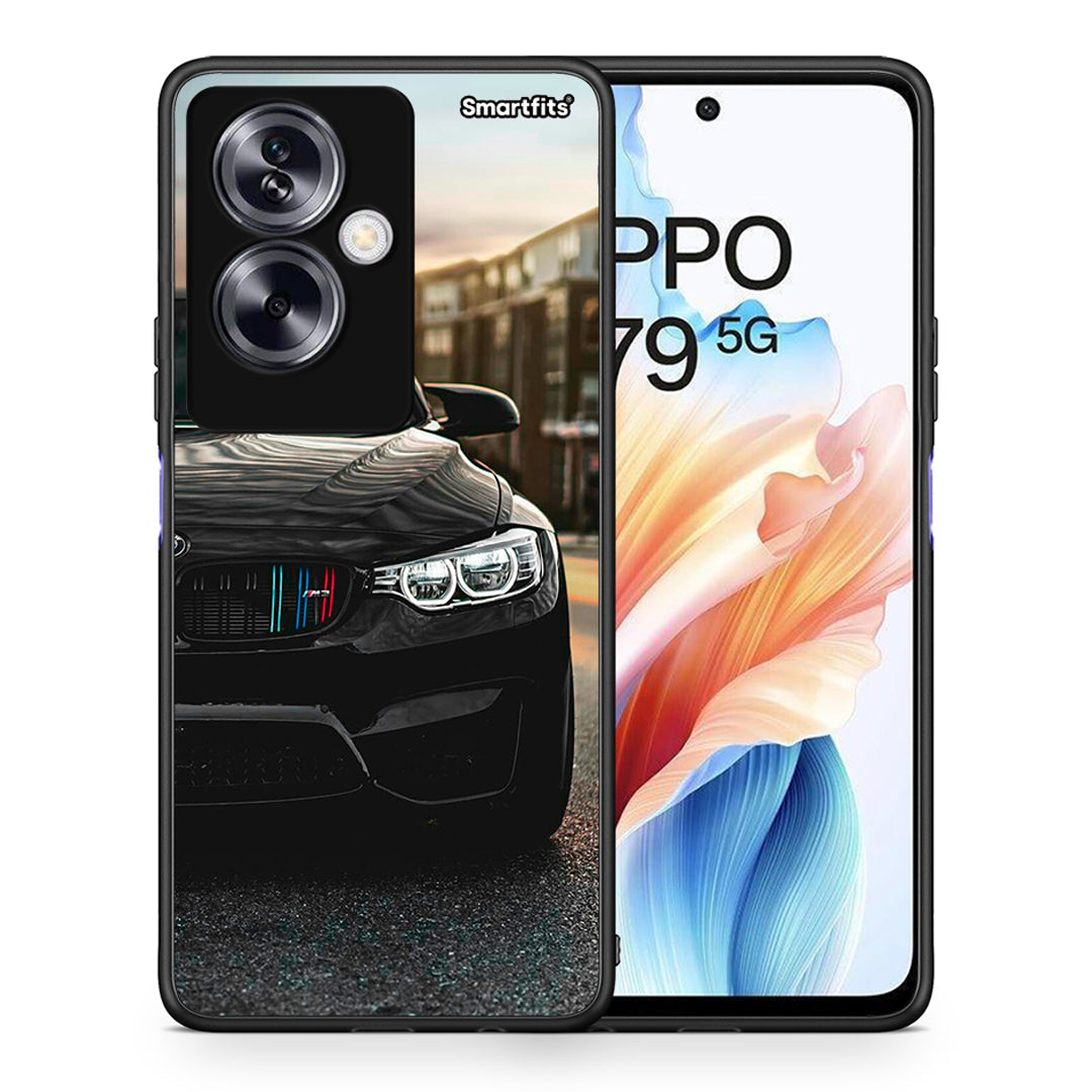 Θήκη Oppo A79 / A2 M3 Racing από τη Smartfits με σχέδιο στο πίσω μέρος και μαύρο περίβλημα | Oppo A79 / A2 M3 Racing case with colorful back and black bezels