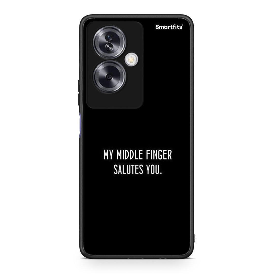 Oppo A79 / A2 Salute θήκη από τη Smartfits με σχέδιο στο πίσω μέρος και μαύρο περίβλημα | Smartphone case with colorful back and black bezels by Smartfits