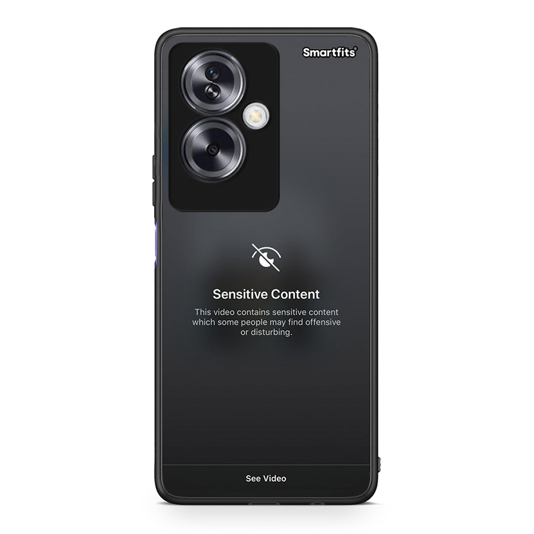 Oppo A79 / A2 Sensitive Content θήκη από τη Smartfits με σχέδιο στο πίσω μέρος και μαύρο περίβλημα | Smartphone case with colorful back and black bezels by Smartfits