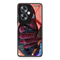 Thumbnail for Oppo A79 / A2 Spider Hand Θήκη από τη Smartfits με σχέδιο στο πίσω μέρος και μαύρο περίβλημα | Smartphone case with colorful back and black bezels by Smartfits