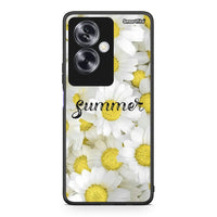 Thumbnail for Oppo A79 / A2 Summer Daisies Θήκη από τη Smartfits με σχέδιο στο πίσω μέρος και μαύρο περίβλημα | Smartphone case with colorful back and black bezels by Smartfits