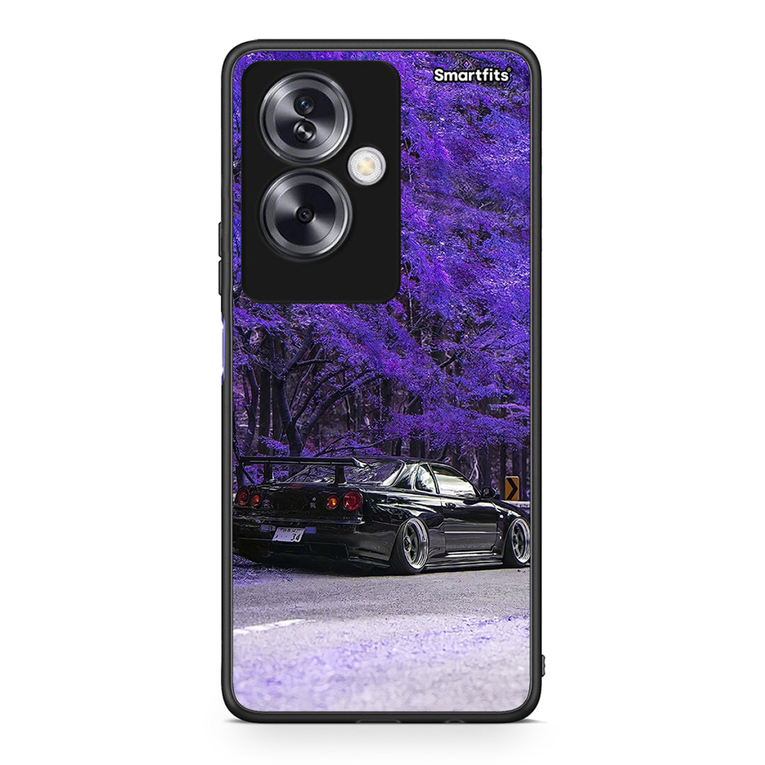 Oppo A79 / A2 Super Car Θήκη Αγίου Βαλεντίνου από τη Smartfits με σχέδιο στο πίσω μέρος και μαύρο περίβλημα | Smartphone case with colorful back and black bezels by Smartfits
