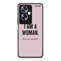 Thumbnail for Oppo A79 / A2 Superpower Woman θήκη από τη Smartfits με σχέδιο στο πίσω μέρος και μαύρο περίβλημα | Smartphone case with colorful back and black bezels by Smartfits