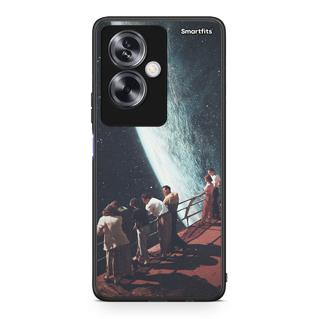 Oppo A79 / A2 Surreal View θήκη από τη Smartfits με σχέδιο στο πίσω μέρος και μαύρο περίβλημα | Smartphone case with colorful back and black bezels by Smartfits