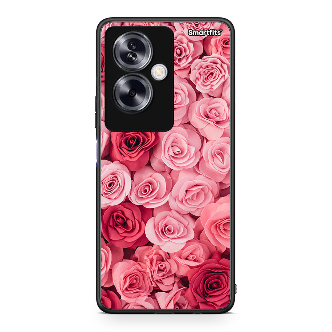 4 - Oppo A79 / A2 RoseGarden Valentine case, cover, bumper