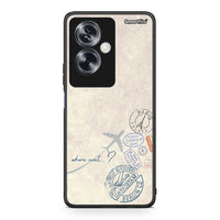 Thumbnail for Oppo A79 / A2 Where Next Θήκη από τη Smartfits με σχέδιο στο πίσω μέρος και μαύρο περίβλημα | Smartphone case with colorful back and black bezels by Smartfits