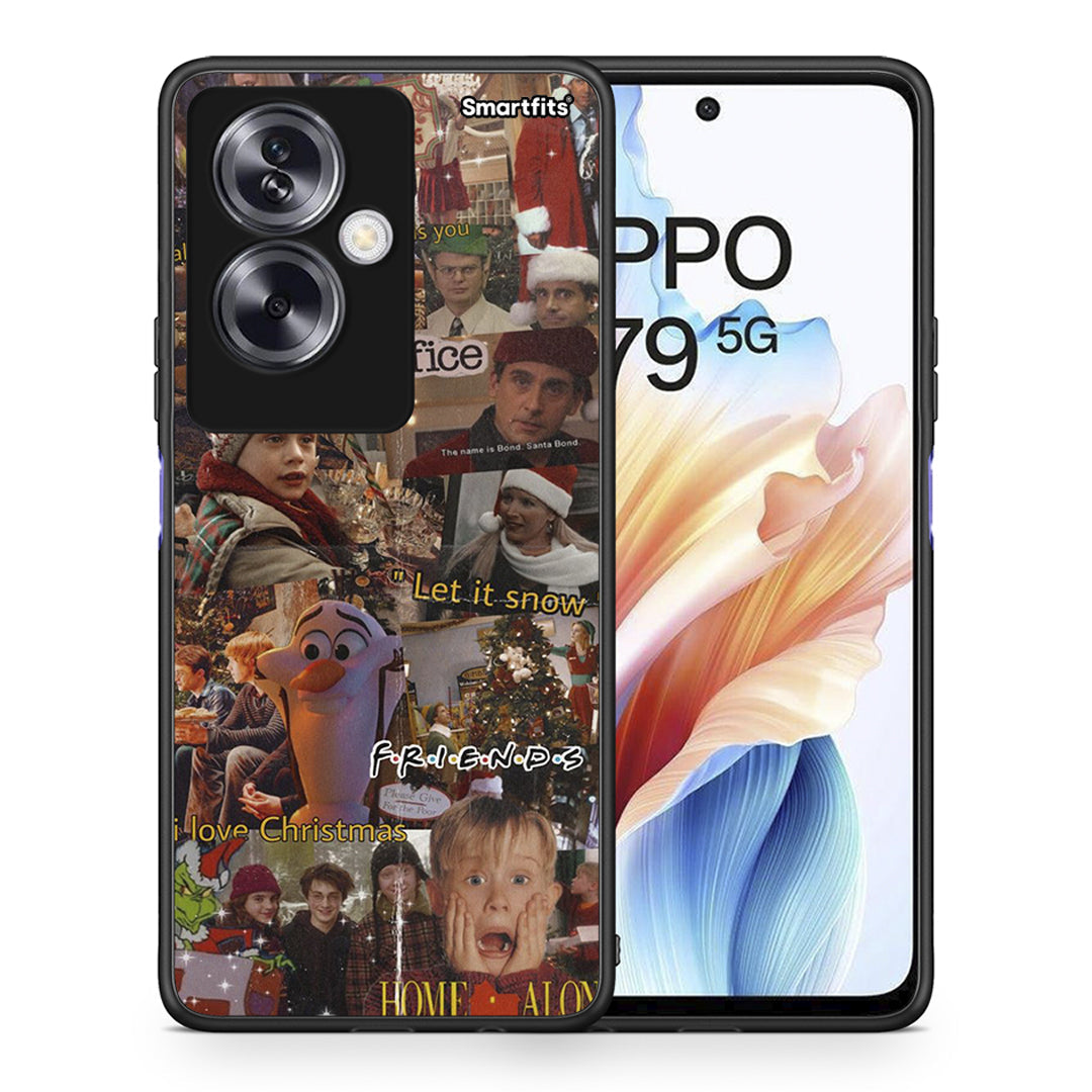 Θήκη Oppo A79 / A2 Xmas Wishes από τη Smartfits με σχέδιο στο πίσω μέρος και μαύρο περίβλημα | Oppo A79 / A2 Xmas Wishes case with colorful back and black bezels