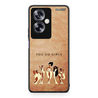 Thumbnail for Oppo A79 / A2 You Go Girl θήκη από τη Smartfits με σχέδιο στο πίσω μέρος και μαύρο περίβλημα | Smartphone case with colorful back and black bezels by Smartfits
