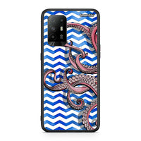Thumbnail for Oppo A94 5G Chevron Devilfish θήκη από τη Smartfits με σχέδιο στο πίσω μέρος και μαύρο περίβλημα | Smartphone case with colorful back and black bezels by Smartfits