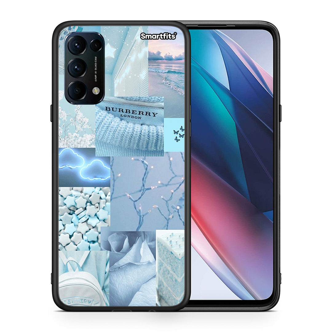 Θήκη Oppo Find X3 Lite / Reno 5 5G / Reno 5 4G Ciel Aesthetic Collage από τη Smartfits με σχέδιο στο πίσω μέρος και μαύρο περίβλημα | Oppo Find X3 Lite / Reno 5 5G / Reno 5 4G Ciel Aesthetic Collage case with colorful back and black bezels