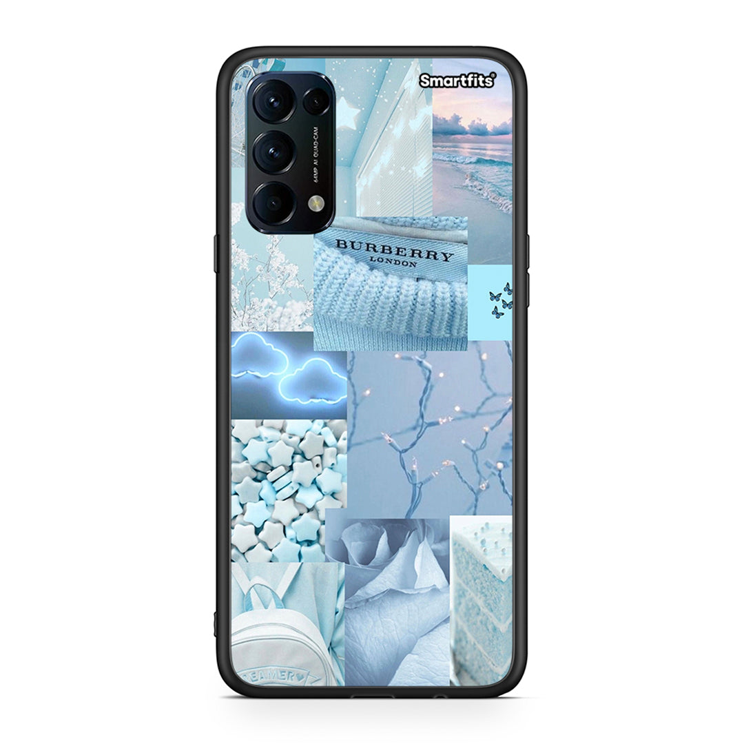 Oppo Find X3 Lite / Reno 5 5G / Reno 5 4G Ciel Aesthetic Collage θήκη από τη Smartfits με σχέδιο στο πίσω μέρος και μαύρο περίβλημα | Smartphone case with colorful back and black bezels by Smartfits