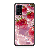 Thumbnail for Oppo Find X3 Lite / Reno 5 5G / Reno 5 4G Juicy Strawberries θήκη από τη Smartfits με σχέδιο στο πίσω μέρος και μαύρο περίβλημα | Smartphone case with colorful back and black bezels by Smartfits