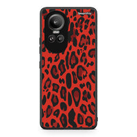 Thumbnail for 4 - Oppo Reno10 Pro Red Leopard Animal case, cover, bumper