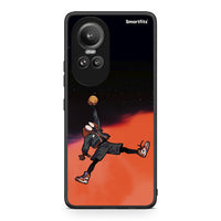 Thumbnail for Oppo Reno10 Pro Basketball Hero θήκη από τη Smartfits με σχέδιο στο πίσω μέρος και μαύρο περίβλημα | Smartphone case with colorful back and black bezels by Smartfits
