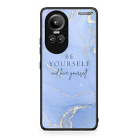 Thumbnail for Oppo Reno10 Pro Be Yourself θήκη από τη Smartfits με σχέδιο στο πίσω μέρος και μαύρο περίβλημα | Smartphone case with colorful back and black bezels by Smartfits