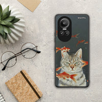 Thumbnail for Cat Goldfish - Oppo Reno10 Pro θήκη