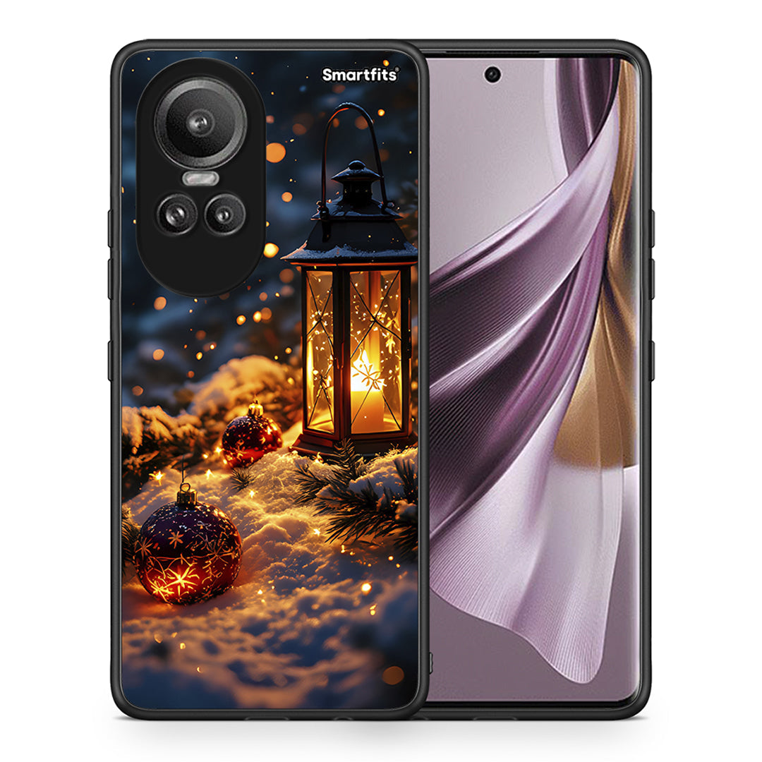 Θήκη Oppo Reno10 Pro Christmas Ornaments από τη Smartfits με σχέδιο στο πίσω μέρος και μαύρο περίβλημα | Oppo Reno10 Pro Christmas Ornaments case with colorful back and black bezels