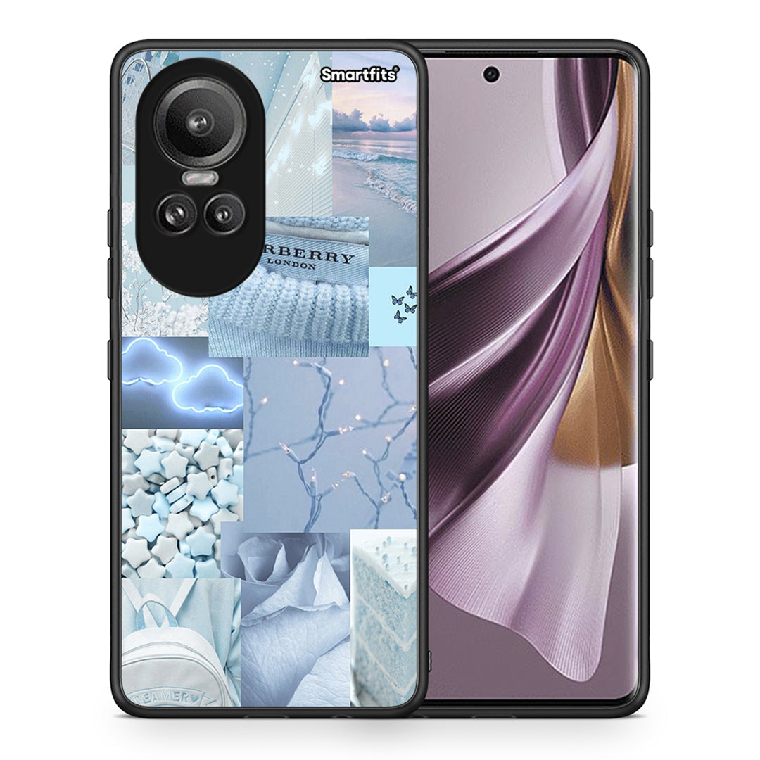 Θήκη Oppo Reno10 Pro Ciel Aesthetic Collage από τη Smartfits με σχέδιο στο πίσω μέρος και μαύρο περίβλημα | Oppo Reno10 Pro Ciel Aesthetic Collage case with colorful back and black bezels