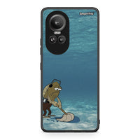 Thumbnail for Oppo Reno10 Pro Clean The Ocean Θήκη από τη Smartfits με σχέδιο στο πίσω μέρος και μαύρο περίβλημα | Smartphone case with colorful back and black bezels by Smartfits