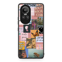 Thumbnail for Oppo Reno10 Pro Collage Bitchin Θήκη Αγίου Βαλεντίνου από τη Smartfits με σχέδιο στο πίσω μέρος και μαύρο περίβλημα | Smartphone case with colorful back and black bezels by Smartfits
