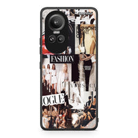 Thumbnail for Oppo Reno10 Pro Collage Fashion Θήκη Αγίου Βαλεντίνου από τη Smartfits με σχέδιο στο πίσω μέρος και μαύρο περίβλημα | Smartphone case with colorful back and black bezels by Smartfits