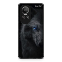 Thumbnail for Oppo Reno10 Pro Dark Wolf θήκη από τη Smartfits με σχέδιο στο πίσω μέρος και μαύρο περίβλημα | Smartphone case with colorful back and black bezels by Smartfits