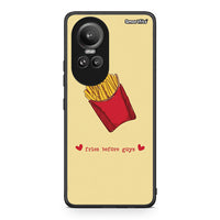 Thumbnail for Oppo Reno10 Pro Fries Before Guys Θήκη Αγίου Βαλεντίνου από τη Smartfits με σχέδιο στο πίσω μέρος και μαύρο περίβλημα | Smartphone case with colorful back and black bezels by Smartfits
