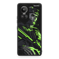 Thumbnail for Oppo Reno10 Pro Green Soldier Θήκη Αγίου Βαλεντίνου από τη Smartfits με σχέδιο στο πίσω μέρος και μαύρο περίβλημα | Smartphone case with colorful back and black bezels by Smartfits