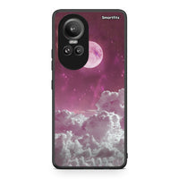 Thumbnail for Oppo Reno10 Pro Pink Moon Θήκη από τη Smartfits με σχέδιο στο πίσω μέρος και μαύρο περίβλημα | Smartphone case with colorful back and black bezels by Smartfits
