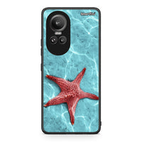 Thumbnail for Oppo Reno10 Pro Red Starfish Θήκη από τη Smartfits με σχέδιο στο πίσω μέρος και μαύρο περίβλημα | Smartphone case with colorful back and black bezels by Smartfits