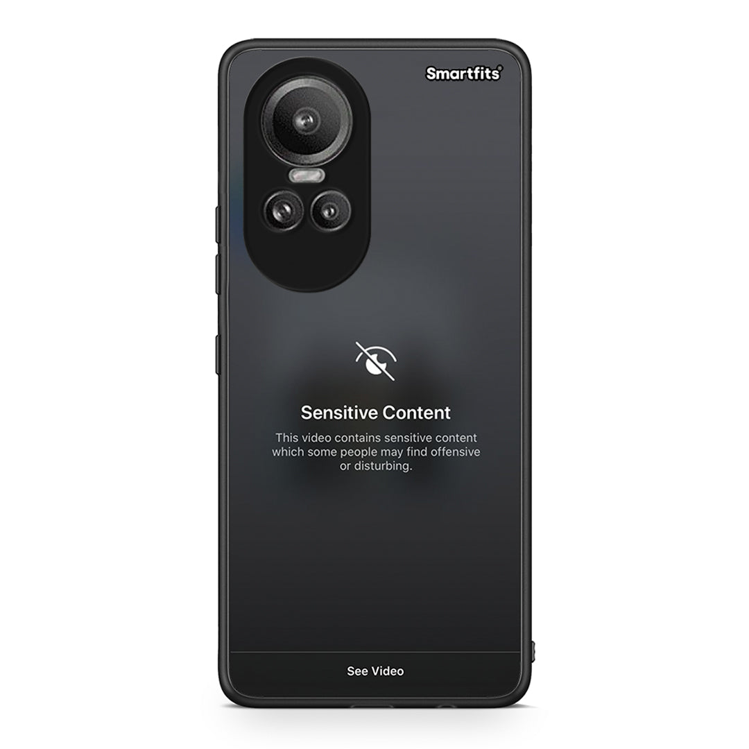 Oppo Reno10 Pro Sensitive Content θήκη από τη Smartfits με σχέδιο στο πίσω μέρος και μαύρο περίβλημα | Smartphone case with colorful back and black bezels by Smartfits