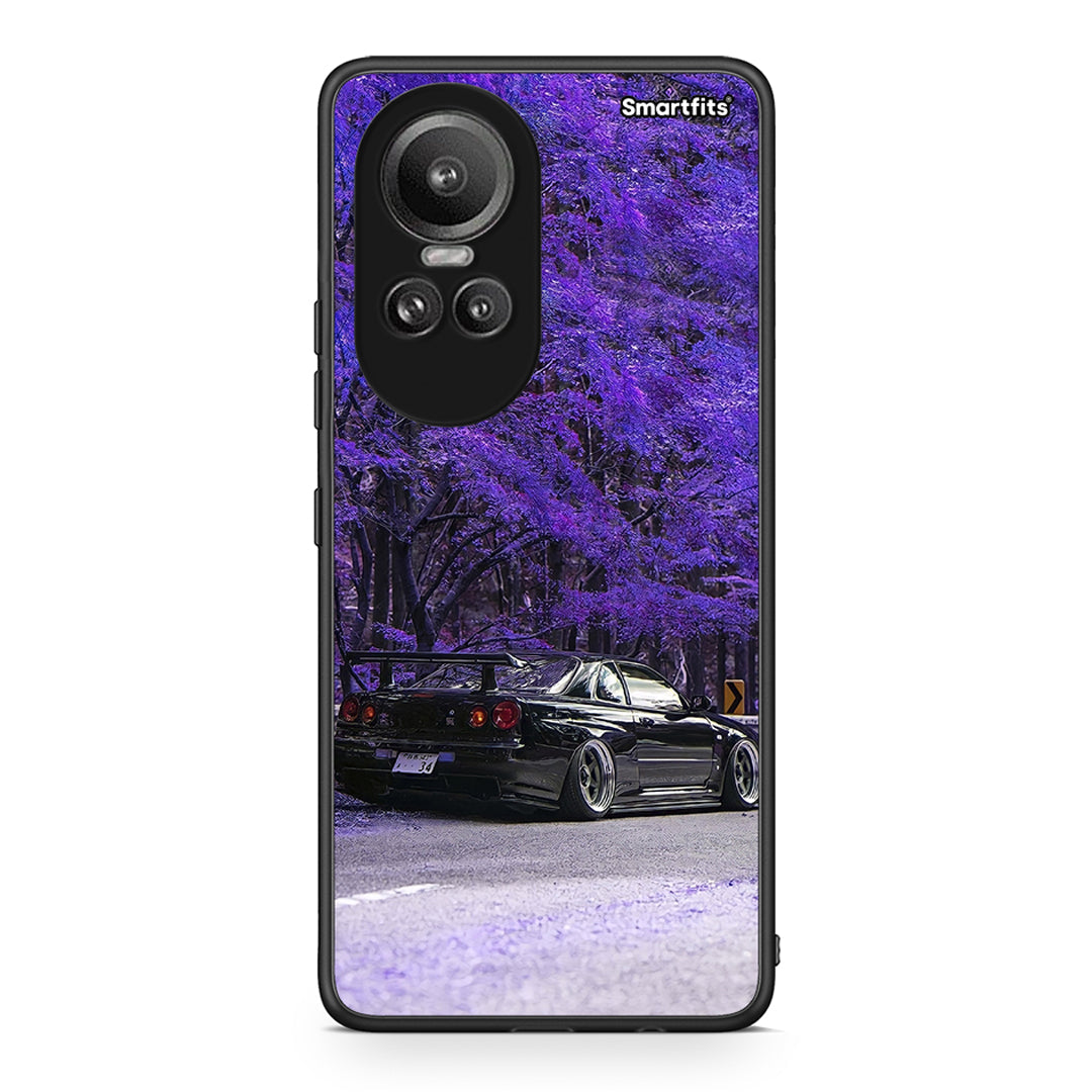 Oppo Reno10 Pro Super Car Θήκη Αγίου Βαλεντίνου από τη Smartfits με σχέδιο στο πίσω μέρος και μαύρο περίβλημα | Smartphone case with colorful back and black bezels by Smartfits