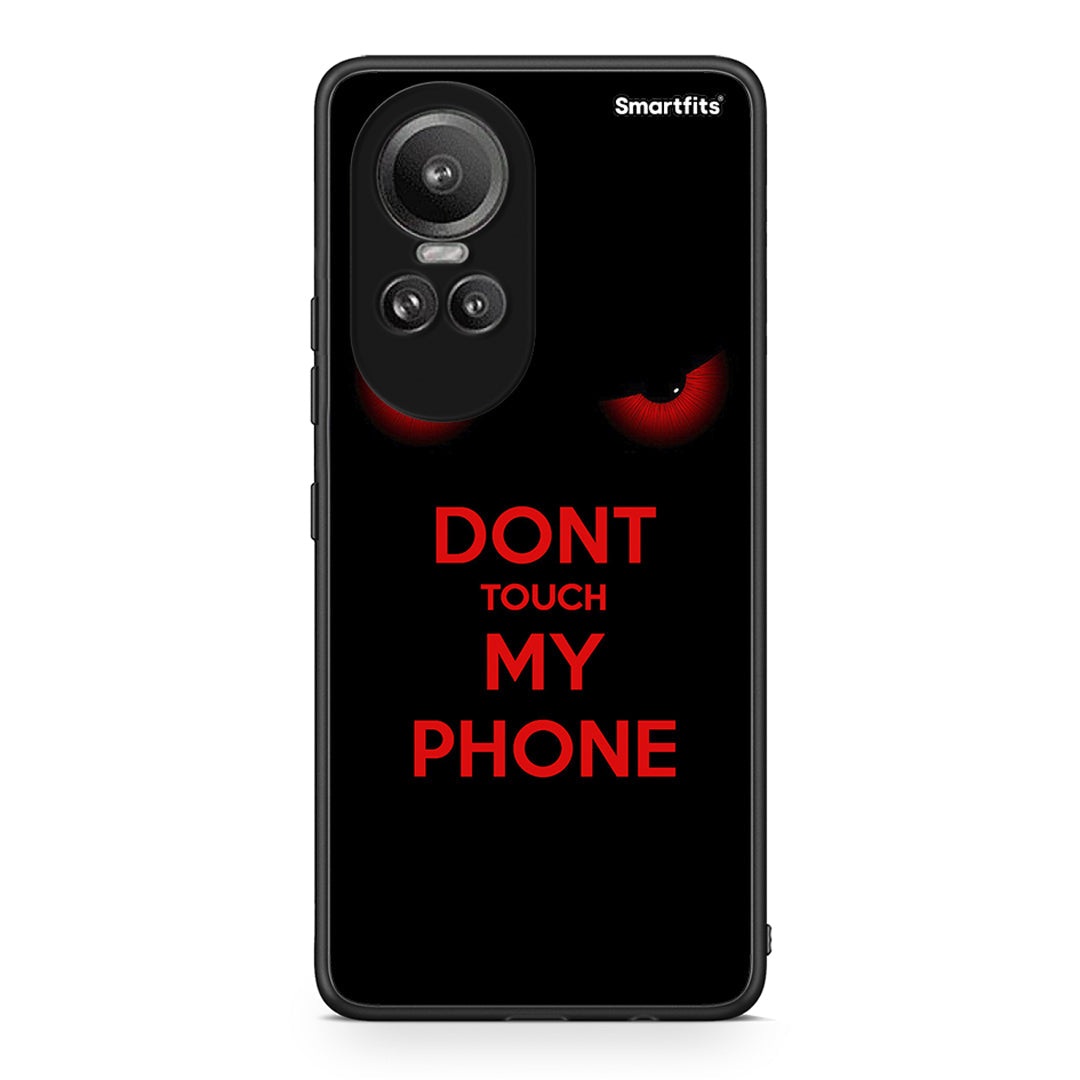 Oppo Reno10 Pro Touch My Phone Θήκη από τη Smartfits με σχέδιο στο πίσω μέρος και μαύρο περίβλημα | Smartphone case with colorful back and black bezels by Smartfits