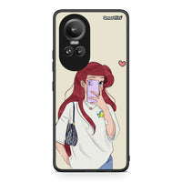 Thumbnail for Oppo Reno10 Pro Walking Mermaid Θήκη από τη Smartfits με σχέδιο στο πίσω μέρος και μαύρο περίβλημα | Smartphone case with colorful back and black bezels by Smartfits