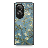 Thumbnail for Oppo Reno10 Pro White Blossoms θήκη από τη Smartfits με σχέδιο στο πίσω μέρος και μαύρο περίβλημα | Smartphone case with colorful back and black bezels by Smartfits