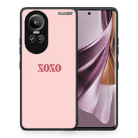 Thumbnail for Θήκη Oppo Reno10 Pro XOXO Love από τη Smartfits με σχέδιο στο πίσω μέρος και μαύρο περίβλημα | Oppo Reno10 Pro XOXO Love case with colorful back and black bezels