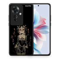 Thumbnail for Θήκη Oppo Reno11 F 5G Anime Girl από τη Smartfits με σχέδιο στο πίσω μέρος και μαύρο περίβλημα | Oppo Reno11 F 5G Anime Girl case with colorful back and black bezels