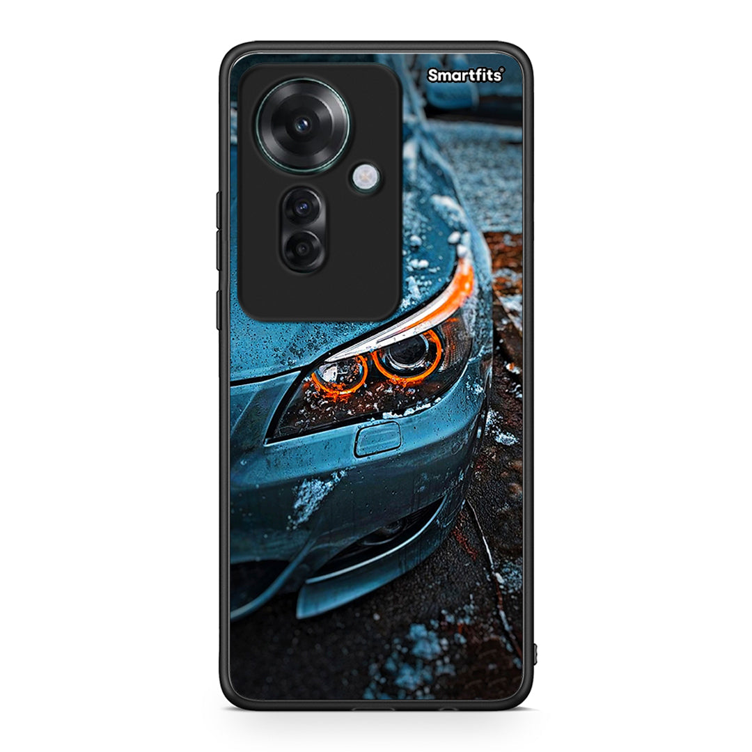 Oppo Reno11 F 5G Bmw E60 Θήκη από τη Smartfits με σχέδιο στο πίσω μέρος και μαύρο περίβλημα | Smartphone case with colorful back and black bezels by Smartfits