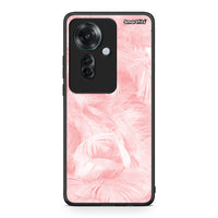 Thumbnail for 33 - Oppo Reno11 F 5G Pink Feather Boho case, cover, bumper