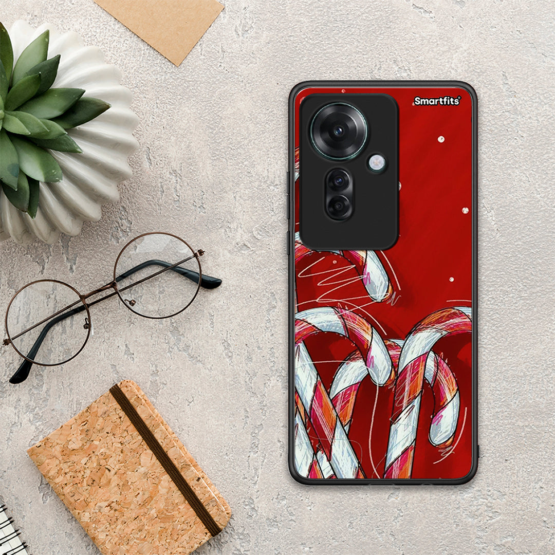 Candy Cane - Oppo Reno11 F 5G θήκη