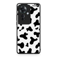 Thumbnail for Oppo Reno11 F 5G Cow Print θήκη από τη Smartfits με σχέδιο στο πίσω μέρος και μαύρο περίβλημα | Smartphone case with colorful back and black bezels by Smartfits