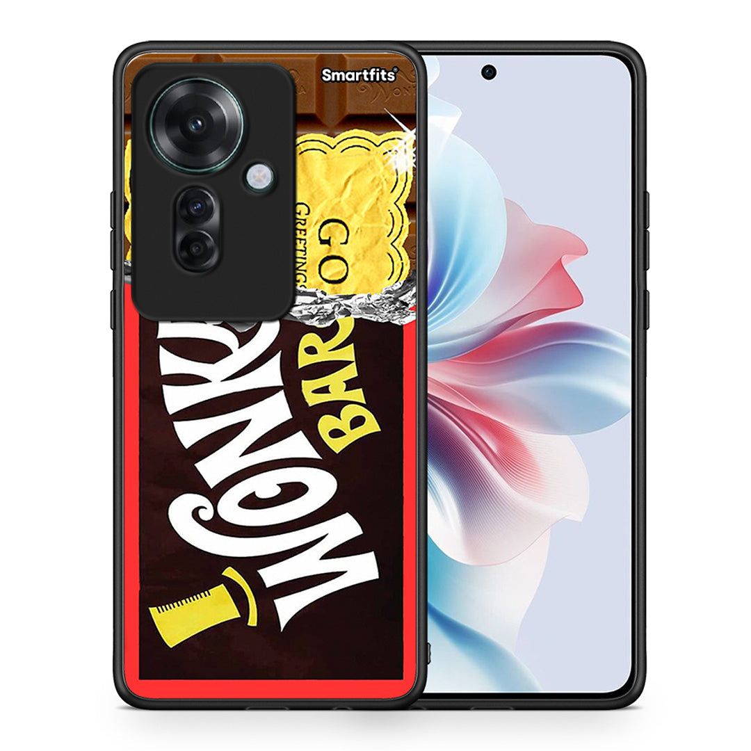 Θήκη Oppo Reno11 F 5G Golden Ticket από τη Smartfits με σχέδιο στο πίσω μέρος και μαύρο περίβλημα | Oppo Reno11 F 5G Golden Ticket case with colorful back and black bezels