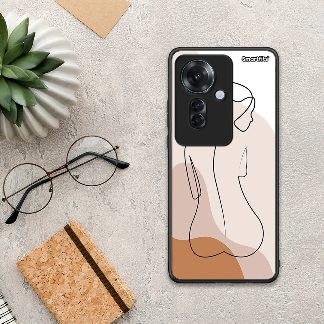 LineArt Woman - Oppo Reno11 F 5G θήκη