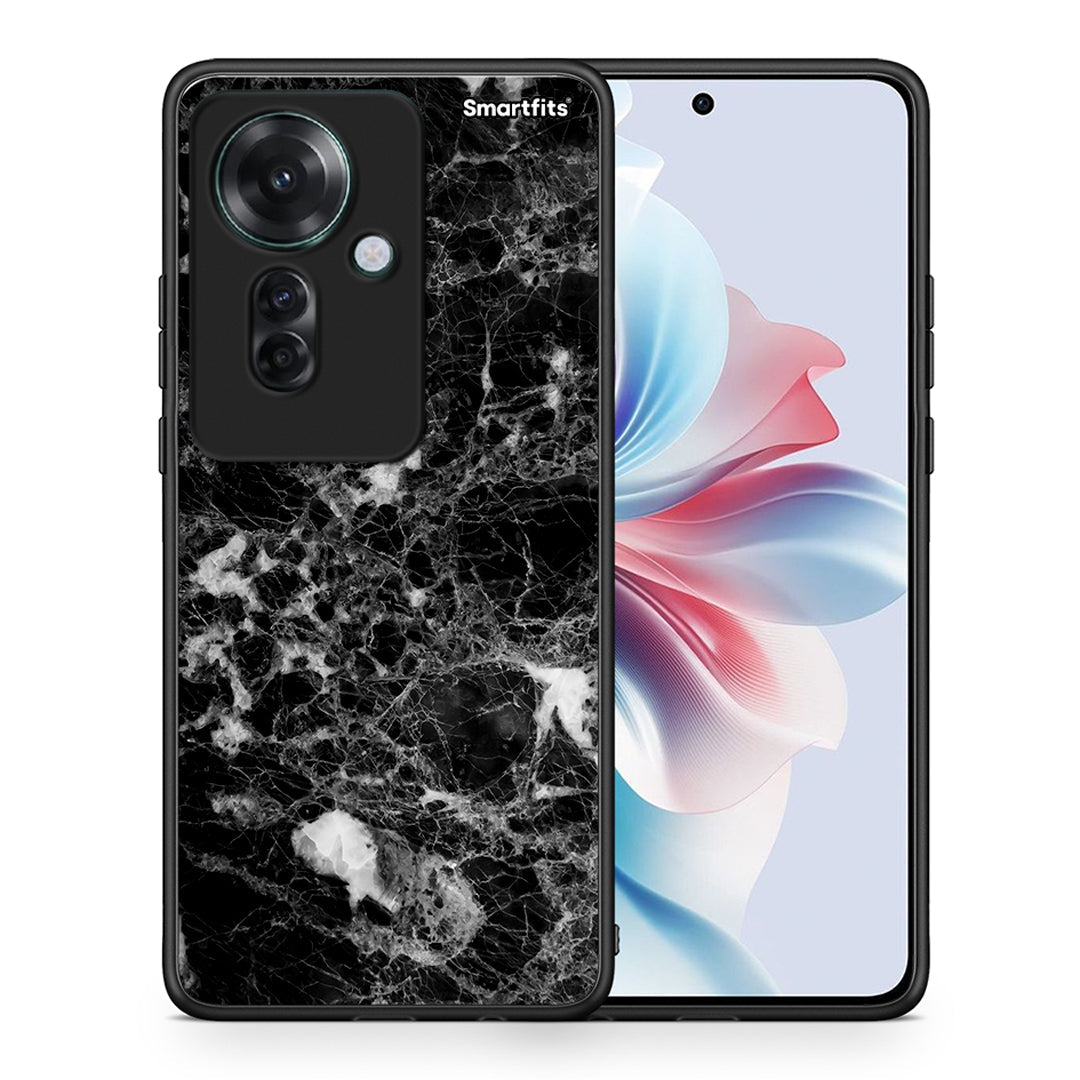 Θήκη Oppo Reno11 F 5G Male Marble από τη Smartfits με σχέδιο στο πίσω μέρος και μαύρο περίβλημα | Oppo Reno11 F 5G Male Marble case with colorful back and black bezels