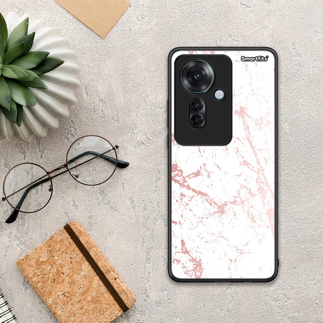 Marble Pink Splash - Oppo Reno11 F 5G θήκη