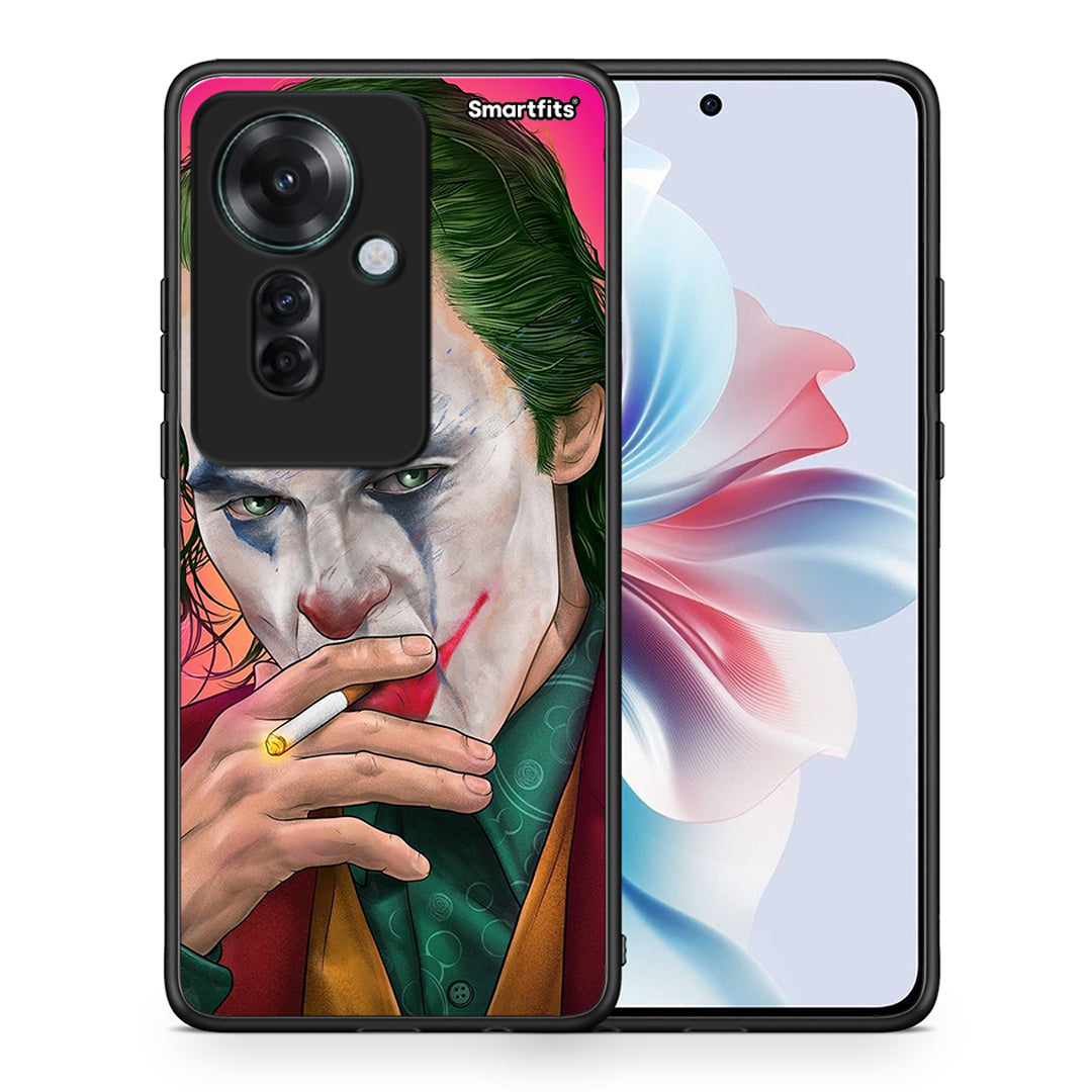 Θήκη Oppo Reno11 F 5G JokesOnU PopArt από τη Smartfits με σχέδιο στο πίσω μέρος και μαύρο περίβλημα | Oppo Reno11 F 5G JokesOnU PopArt case with colorful back and black bezels