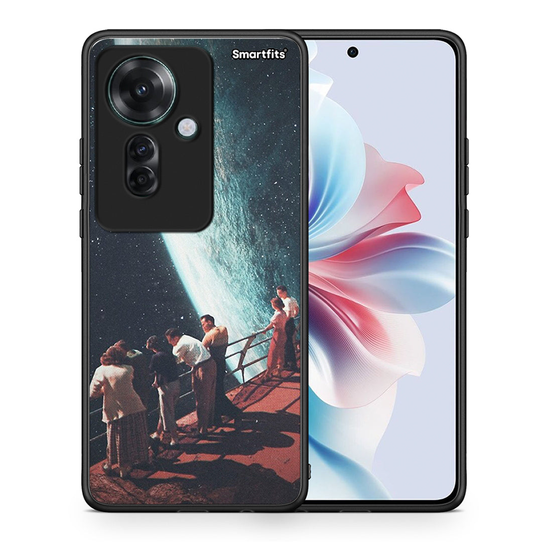 Θήκη Oppo Reno11 F 5G Surreal View από τη Smartfits με σχέδιο στο πίσω μέρος και μαύρο περίβλημα | Oppo Reno11 F 5G Surreal View case with colorful back and black bezels