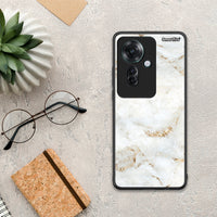 Thumbnail for White Gold Marble - Oppo Reno11 F 5G θήκη